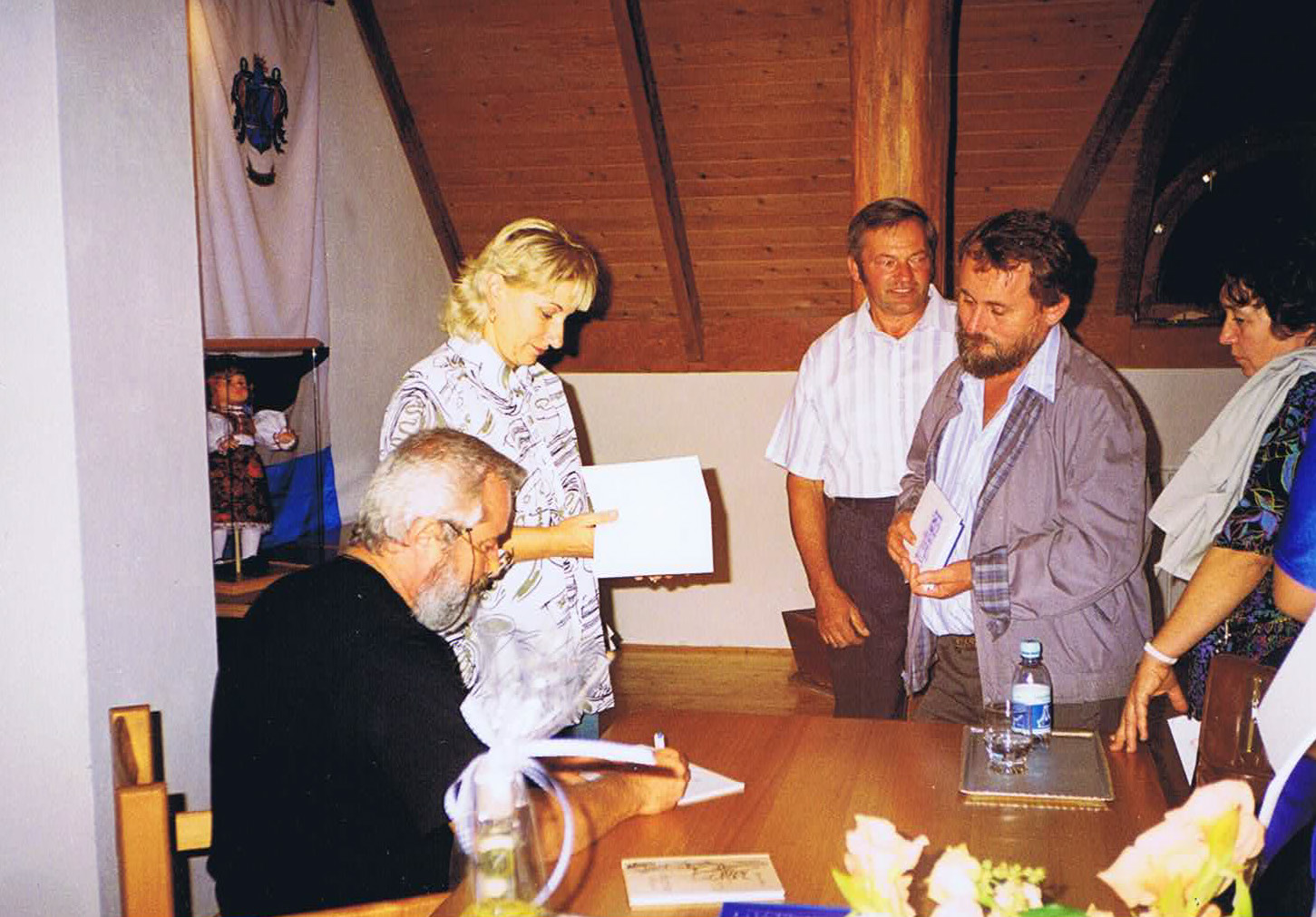 Vorlesungabend in Kakasd (Ungarn) in 2000